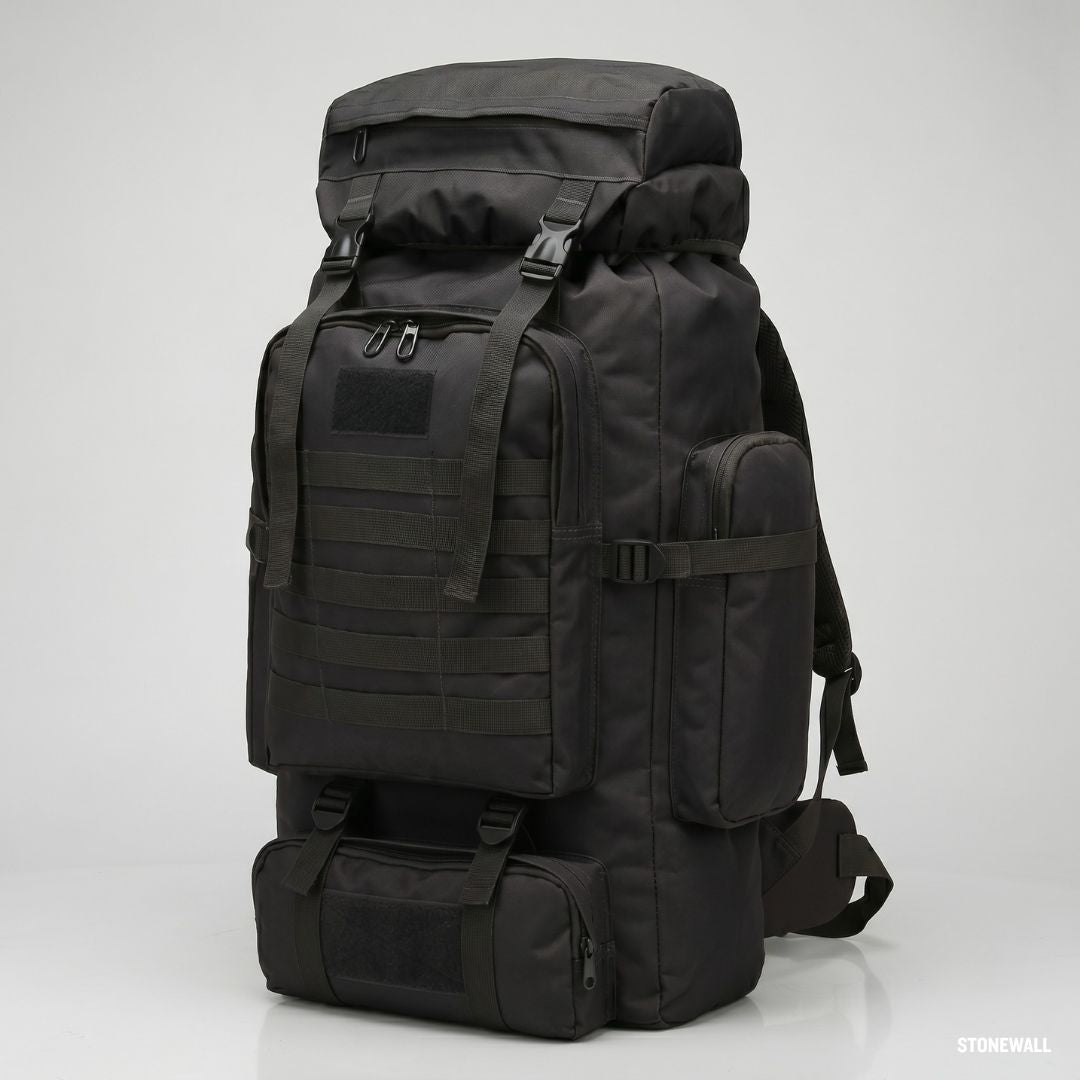 Atlas Tactical Backpack 100L — Large Military Hiking Rucksack for Men, MOLLE, Water Resistant