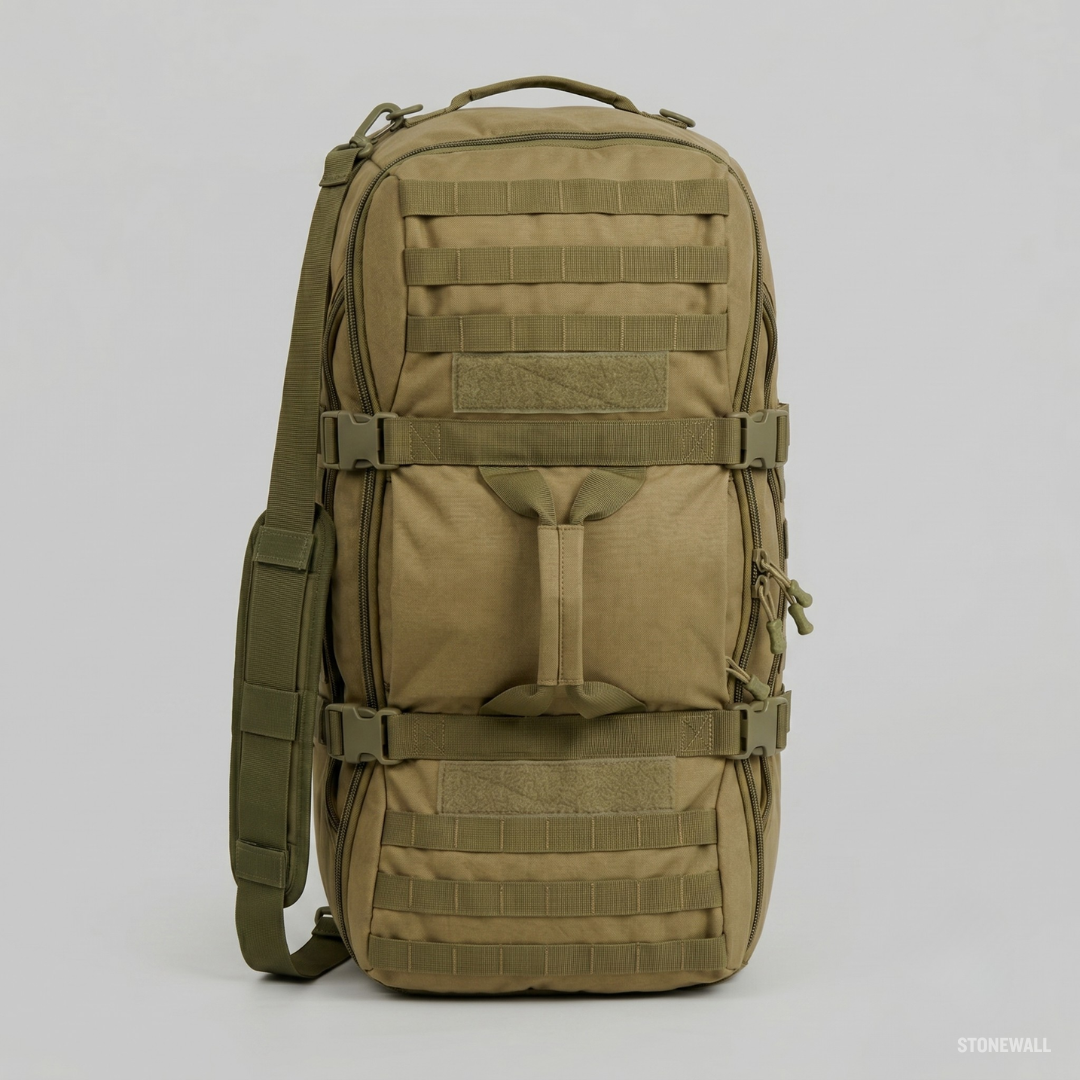 Atlas Tactical Duffel Bag — Large Military Backpack, MOLLE, Convertible Travel Bag
