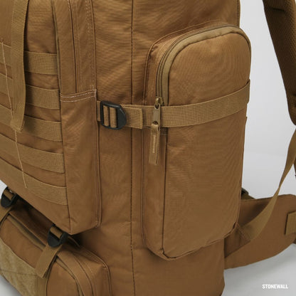 Atlas Tactical Backpack 100L — Large Military Hiking Rucksack for Men, MOLLE, Water Resistant