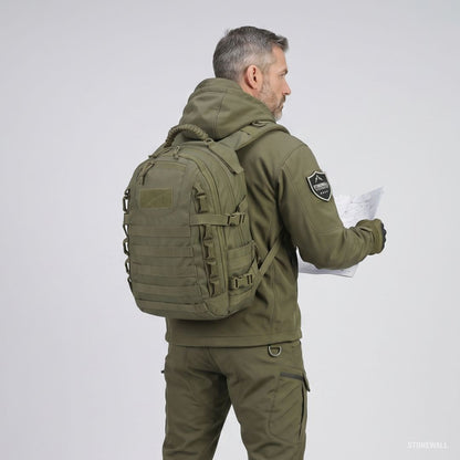 Atlas Tactical Backpack — Compact Military Hiking Rucksack, MOLLE, Lightweight, Outdoor