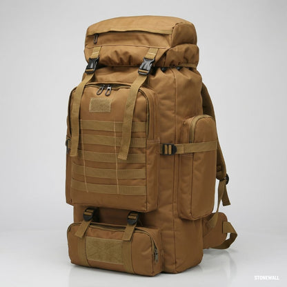 Atlas Tactical Backpack 100L — Large Military Hiking Rucksack for Men, MOLLE, Water Resistant
