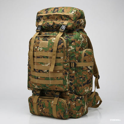 Atlas Tactical Backpack 100L — Large Military Hiking Rucksack for Men, MOLLE, Water Resistant