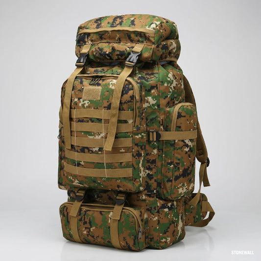 Atlas Tactical Backpack 100L — Large Military Hiking Rucksack for Men, MOLLE, Water Resistant