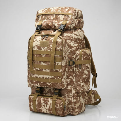 Atlas Tactical Backpack 100L — Large Military Hiking Rucksack for Men, MOLLE, Water Resistant