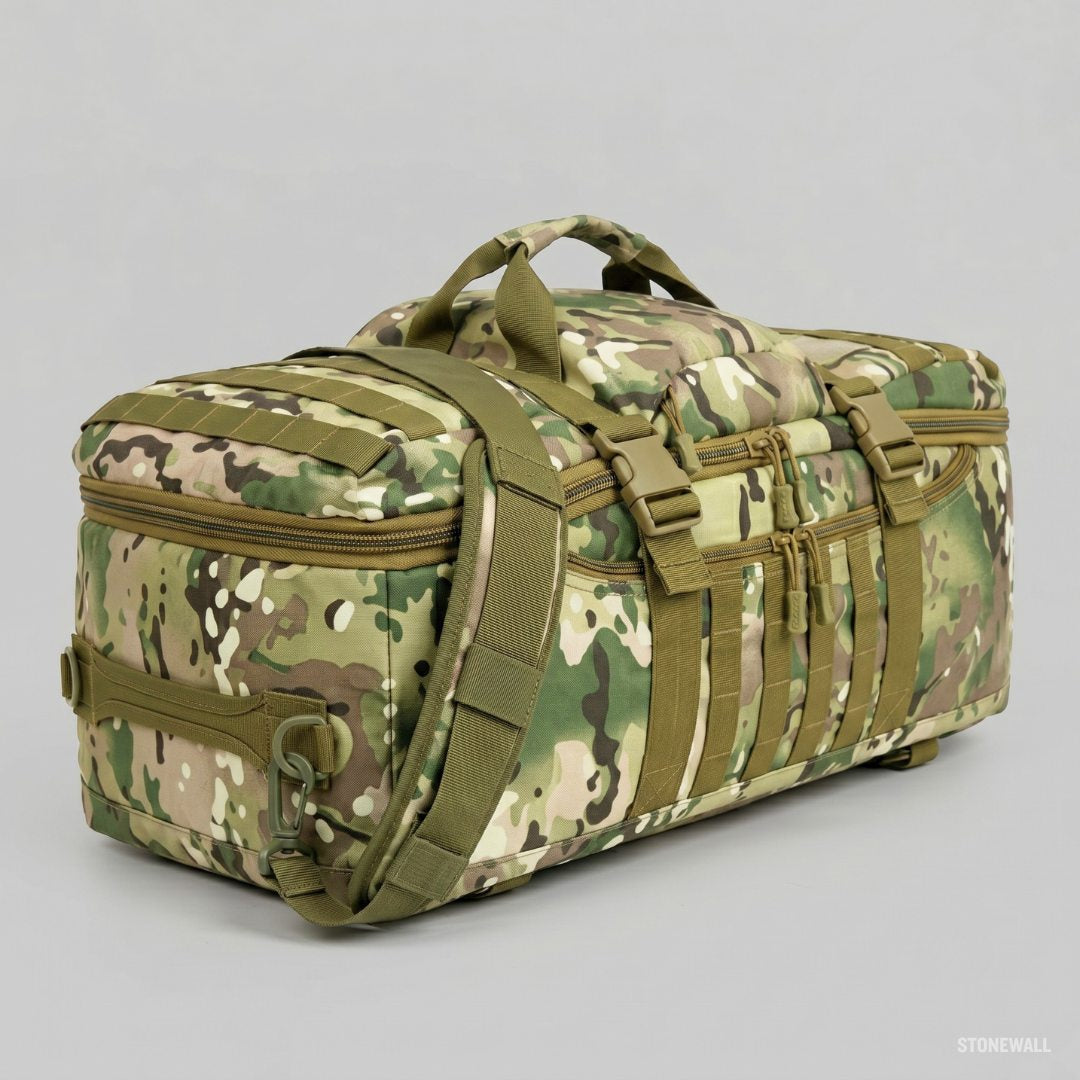 Atlas Tactical Duffel Bag — Large Military Backpack, MOLLE, Convertible Travel Bag