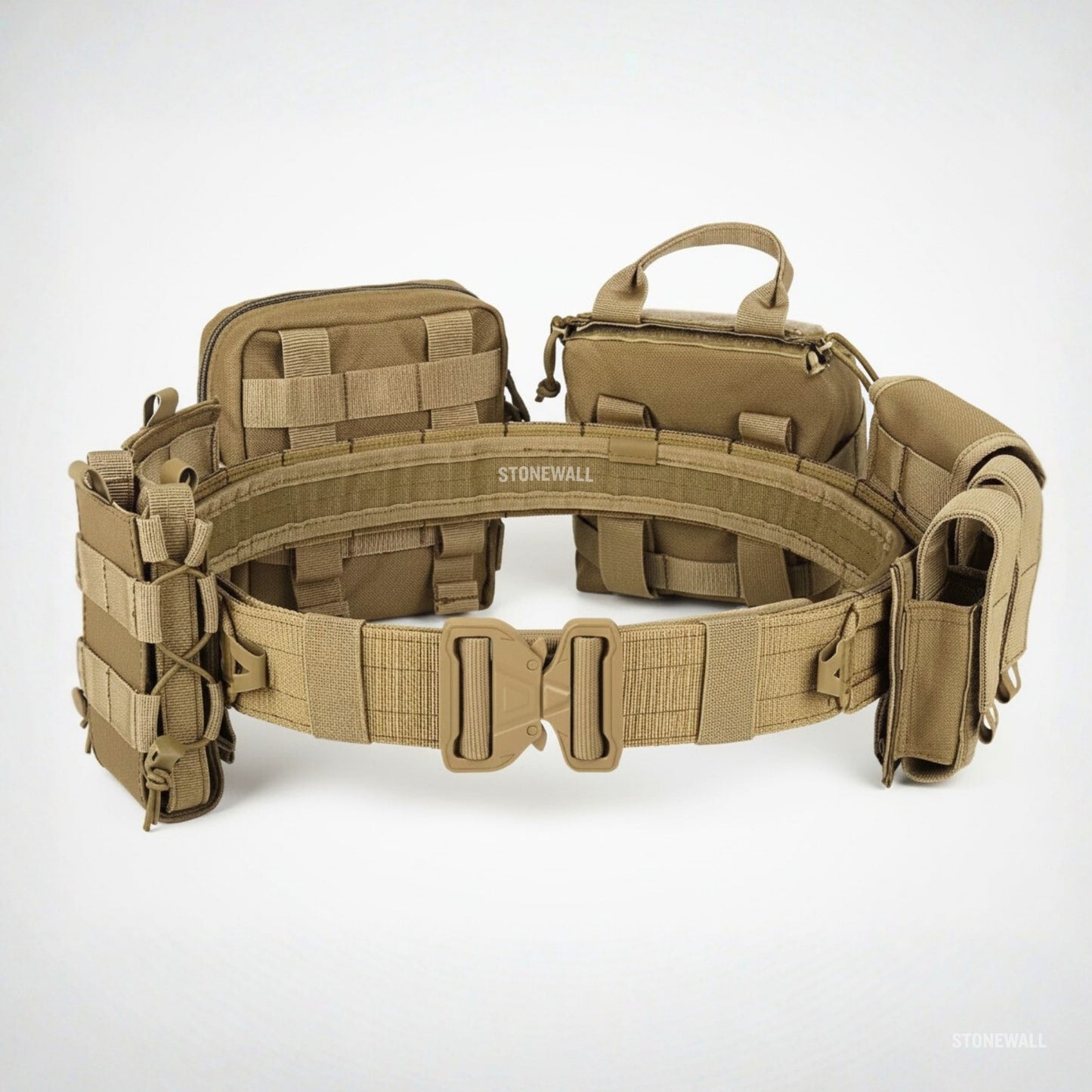 Operator HD MOLLE Tactical Belt System – Complete Loadout Rig