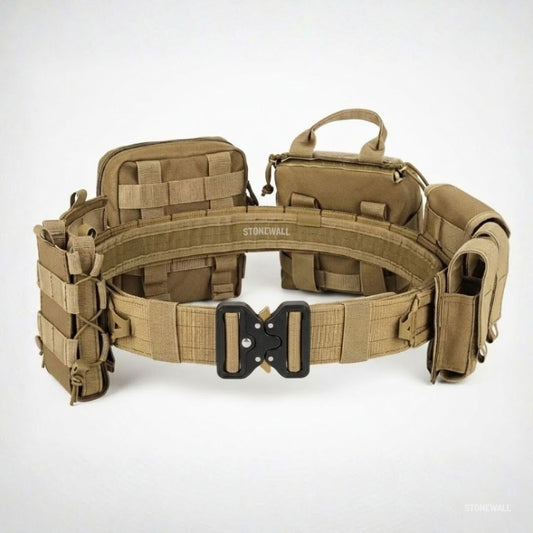 Operator HD MOLLE Tactical Belt System – Complete Loadout Rig