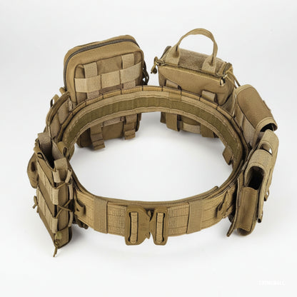 Operator HD MOLLE Tactical Belt System – Complete Loadout Rig