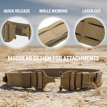 Operator HD MOLLE Tactical Belt System – Complete Loadout Rig