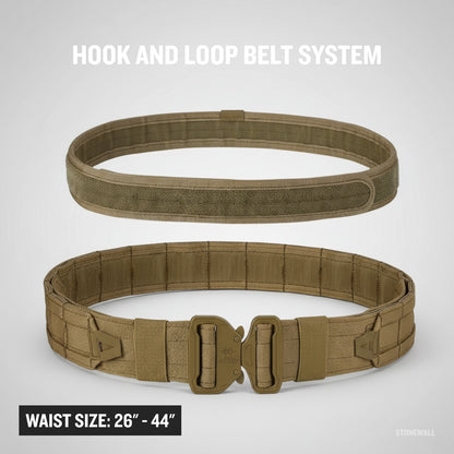 Operator HD MOLLE Tactical Belt System – Complete Loadout Rig