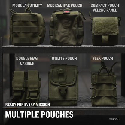 Operator HD MOLLE Tactical Belt System – Complete Loadout Rig