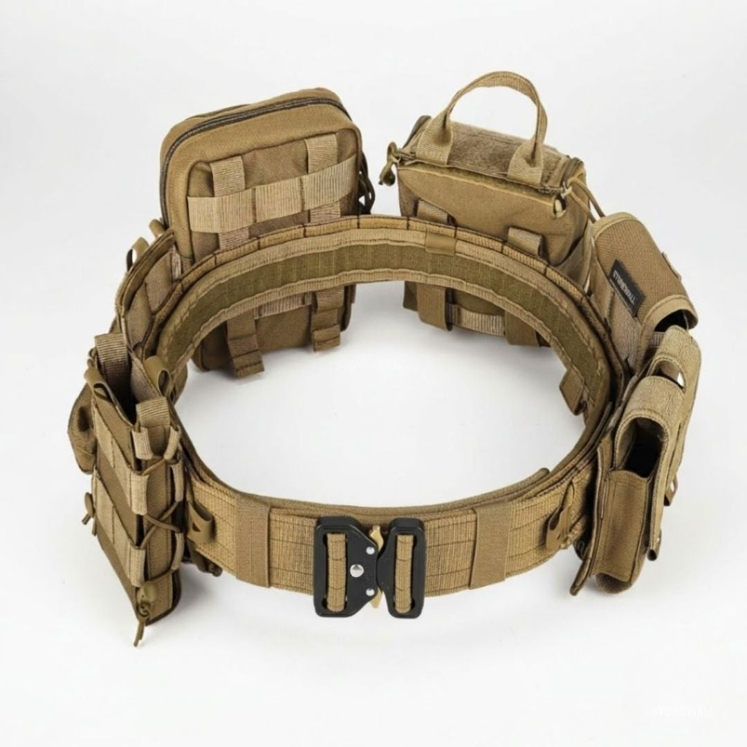 Operator HD MOLLE Tactical Belt System – Complete Loadout Rig