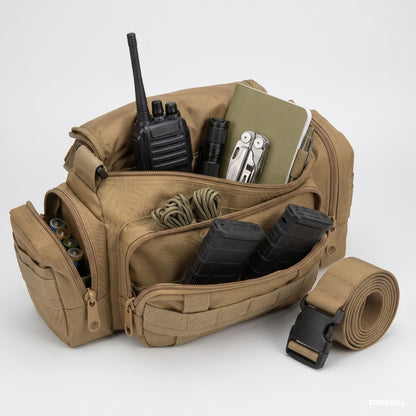 Delta Tactical Sling Bag - MOLLE, Water-Resistant Shoulder Bag, Waist Pack & EDC Backpack