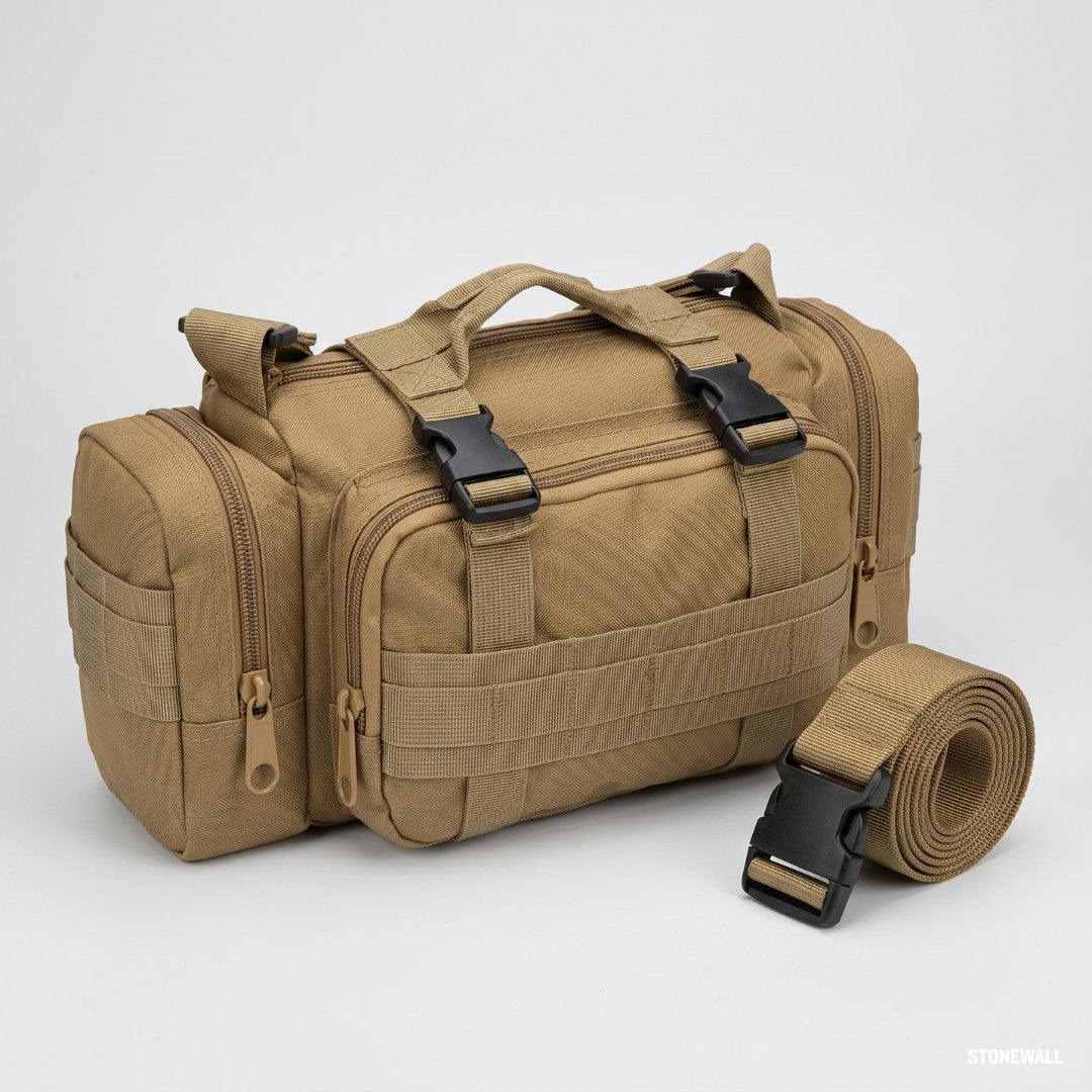 Delta Tactical Sling Bag - MOLLE, Water-Resistant Shoulder Bag, Waist Pack & EDC Backpack