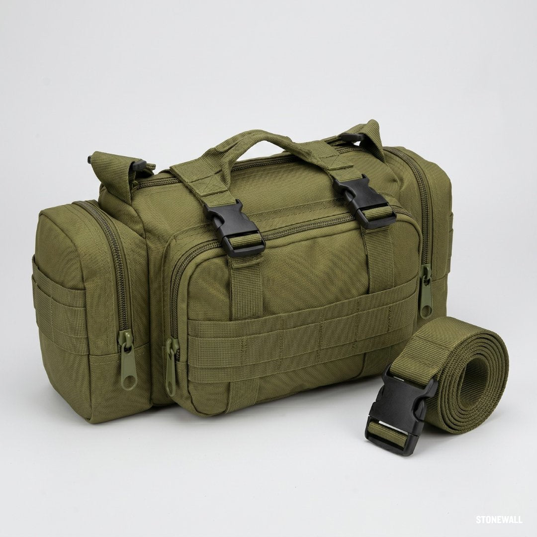 Delta Tactical Sling Bag - MOLLE, Water-Resistant Shoulder Bag, Waist Pack & EDC Backpack