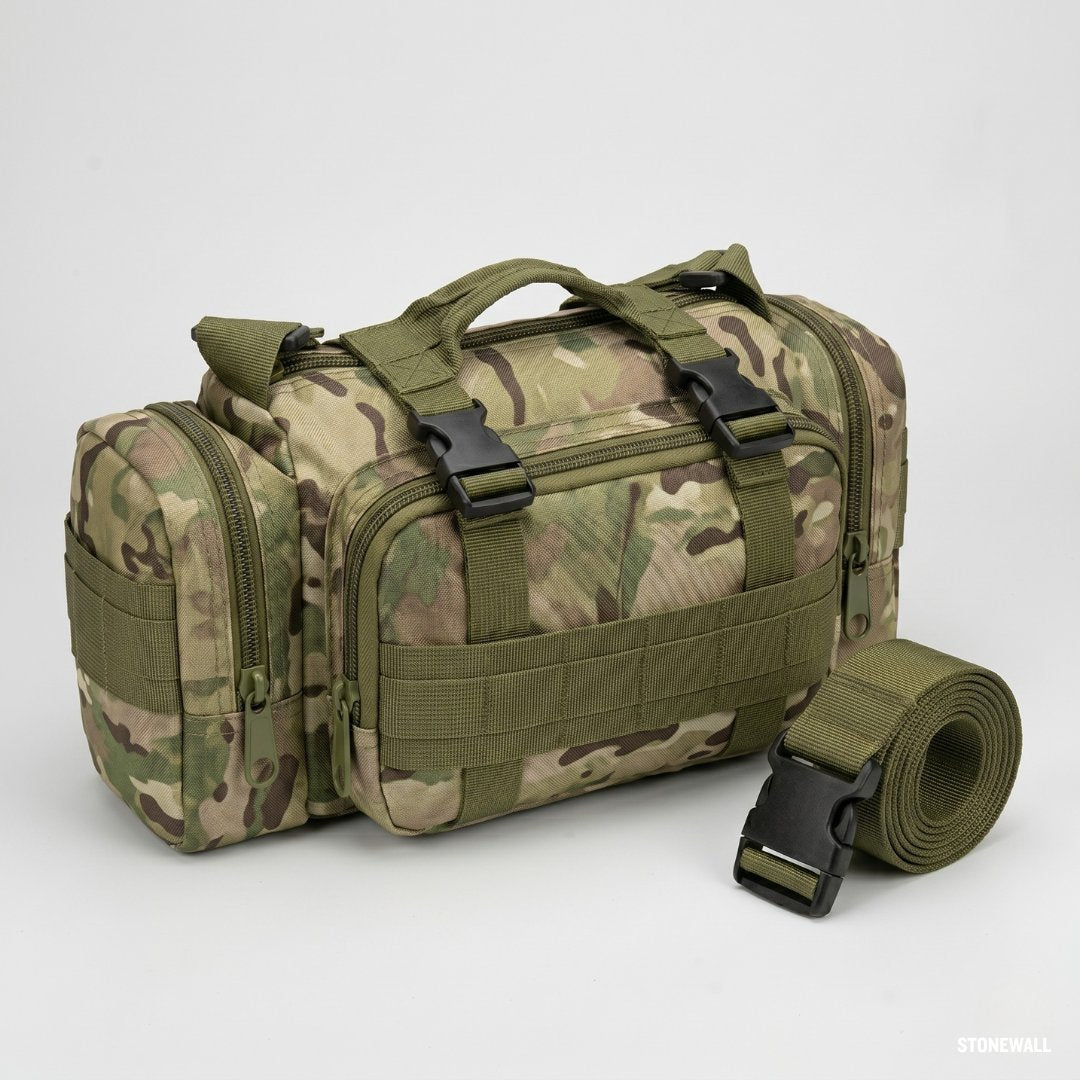 Delta Tactical Sling Bag - MOLLE, Water-Resistant Shoulder Bag, Waist Pack & EDC Backpack