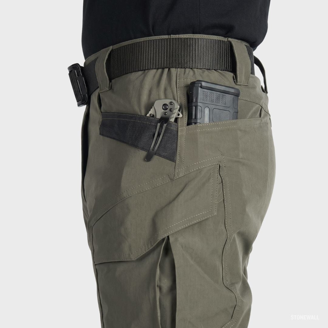 Force Falcon P1 - Tactical Cargo Pants - Ripstop Material, Water-Resistant