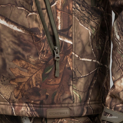 Vanguard Hunting Waterproof Softshell Jacket & Pants Set - Tree Camo - Fleece Lined