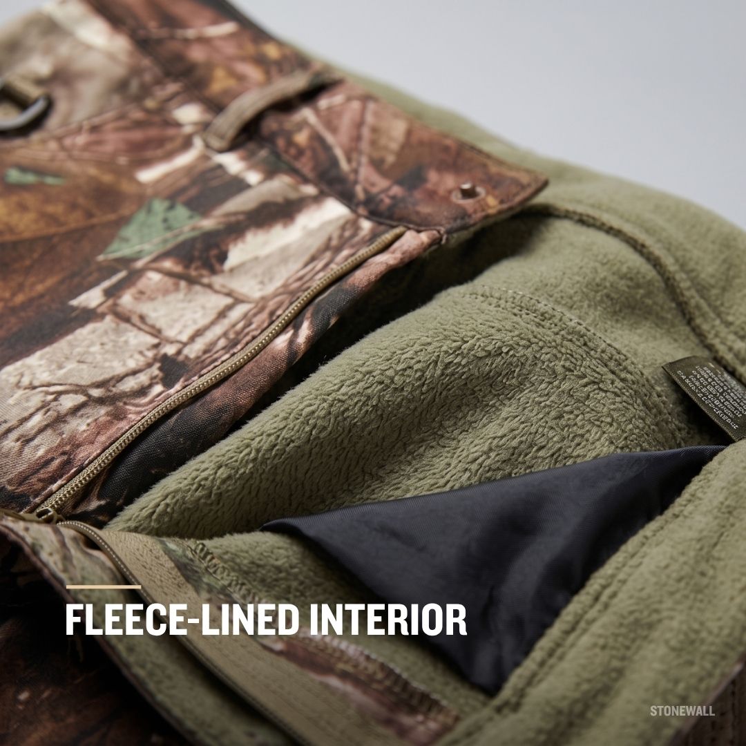 Vanguard Hunting Waterproof Softshell Pants - Tree Camo - Fleece Lined