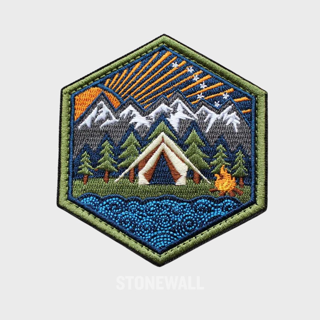 VELCRO PATCH FRONTIER - NIGHT CAMPFIRE