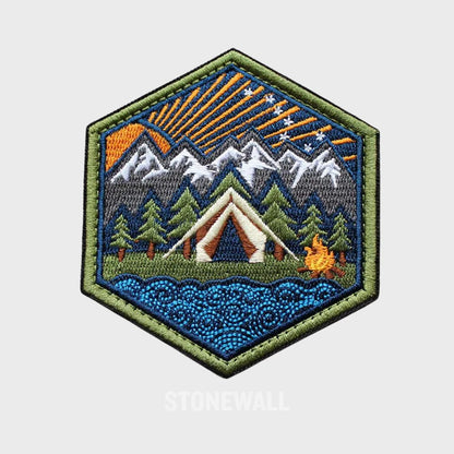 VELCRO PATCH FRONTIER - NIGHT CAMPFIRE