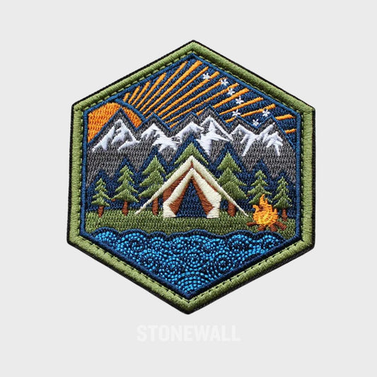 VELCRO PATCH FRONTIER - NIGHT CAMPFIRE