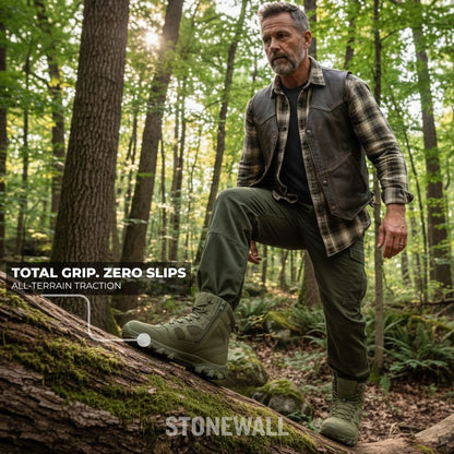Stonewall - Tactical Comfort-Fit Zipper Boots