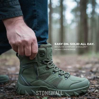 Stonewall - Tactical Comfort-Fit Zipper Boots