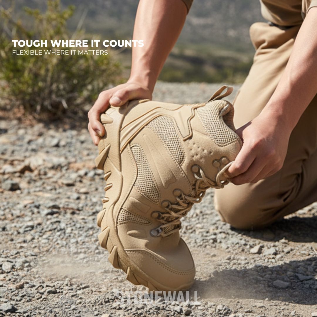 Stonewall - Tactical Comfort-Fit Zipper Boots