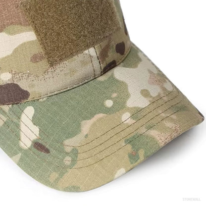 Recon Camo Hat - Ventilated Cap with Velcro Panel