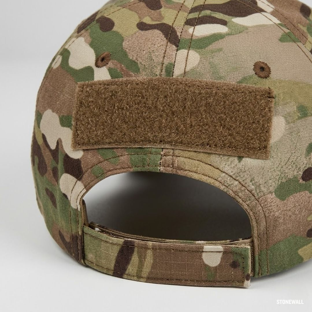 Recon Camo Hat - Ventilated Cap with Velcro Panel
