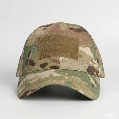 Recon Camo Hat - Ventilated Cap with Velcro Panel