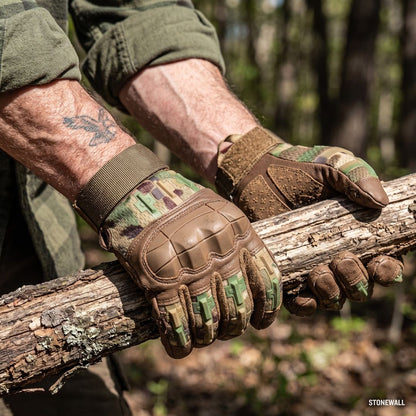 Recon GripCore™ Heavy-Duty Tactical Gloves - Knuckle Guard, Touch Screen