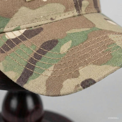 Recon Camo Mesh Hat - Ventilated Cap with Velcro Panel