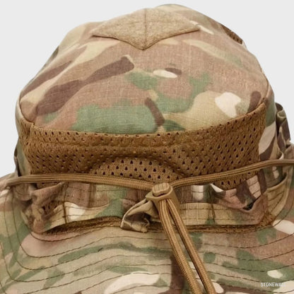 Recon V2 Tactical Boonie Hat - Ventilated, Adjustable Cord, Pocket