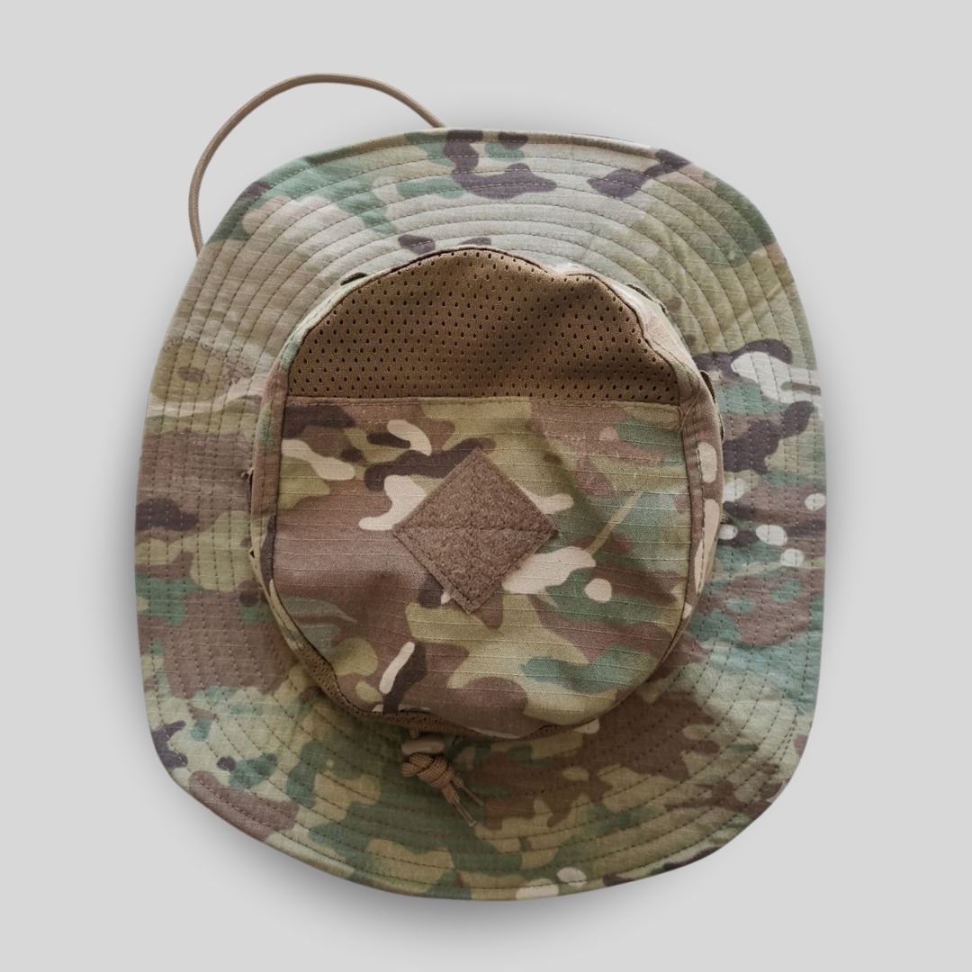 Recon V2 Tactical Boonie Hat - Ventilated, Adjustable Cord, Pocket