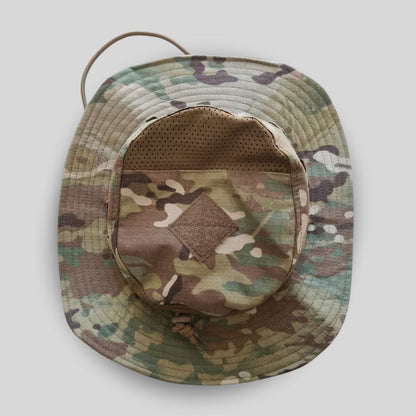 Recon V2 Tactical Boonie Hat - Ventilated, Adjustable Cord, Pocket