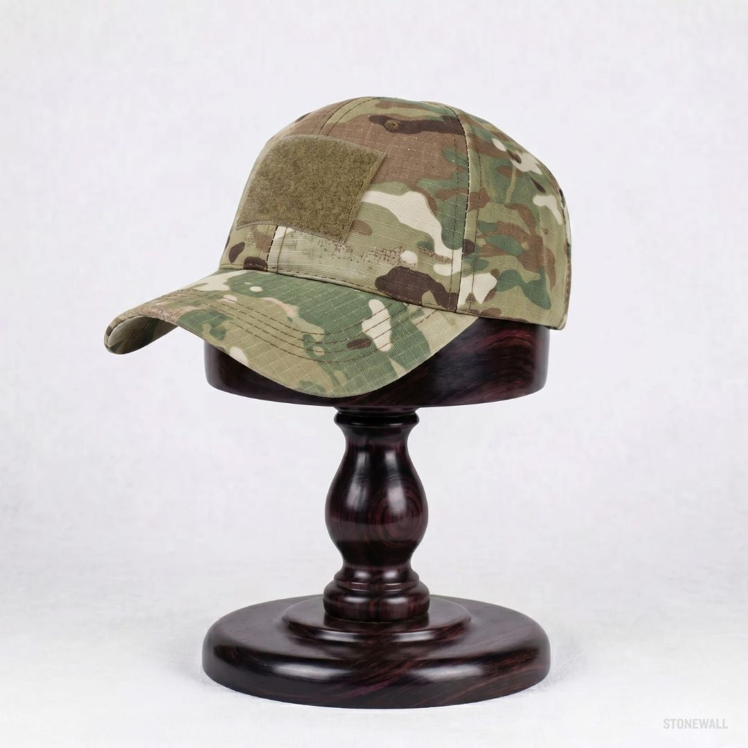 Recon Camo Hat - Ventilated Cap with Velcro Panel