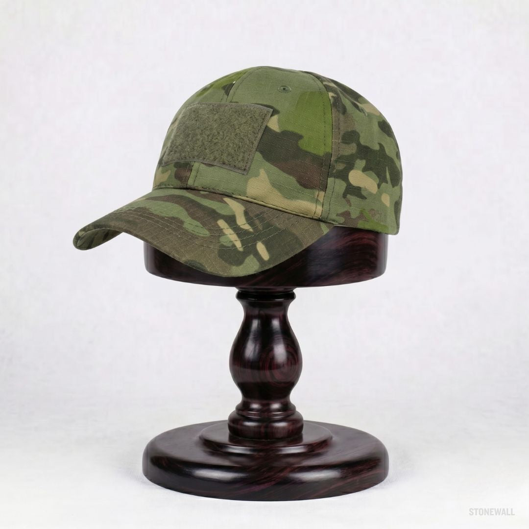 Recon Camo Hat - Ventilated Cap with Velcro Panel