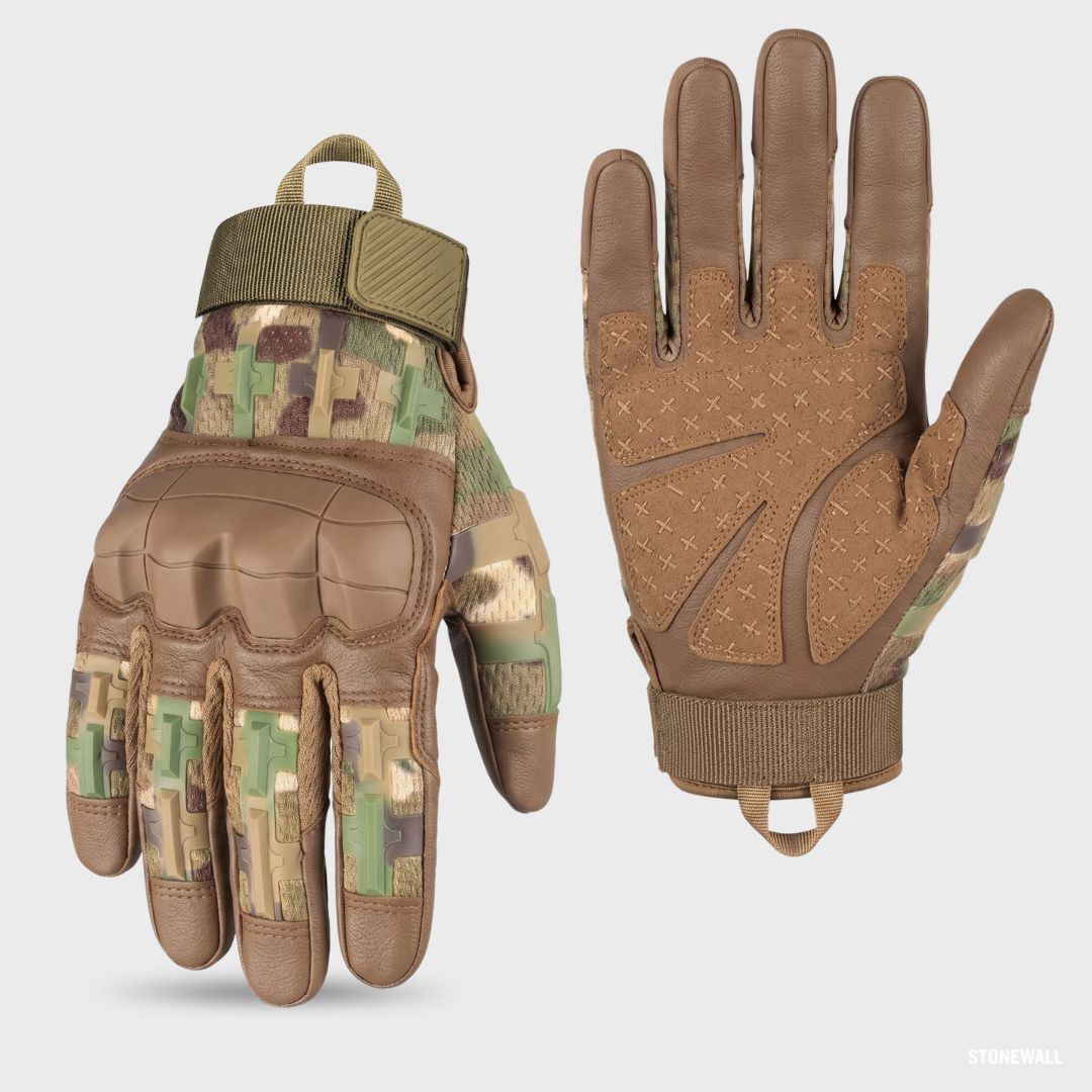 Recon GripCore™ Heavy-Duty Tactical Gloves - Knuckle Guard, Touch Screen