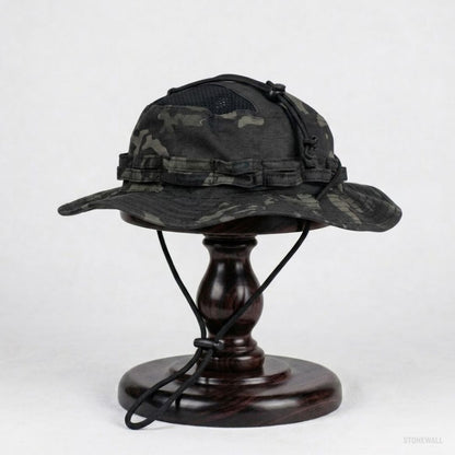 Recon V2 Tactical Boonie Hat - Ventilated, Adjustable Cord, Pocket