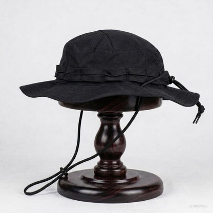 Recon V2 Tactical Boonie Hat - Ventilated, Adjustable Cord, Pocket