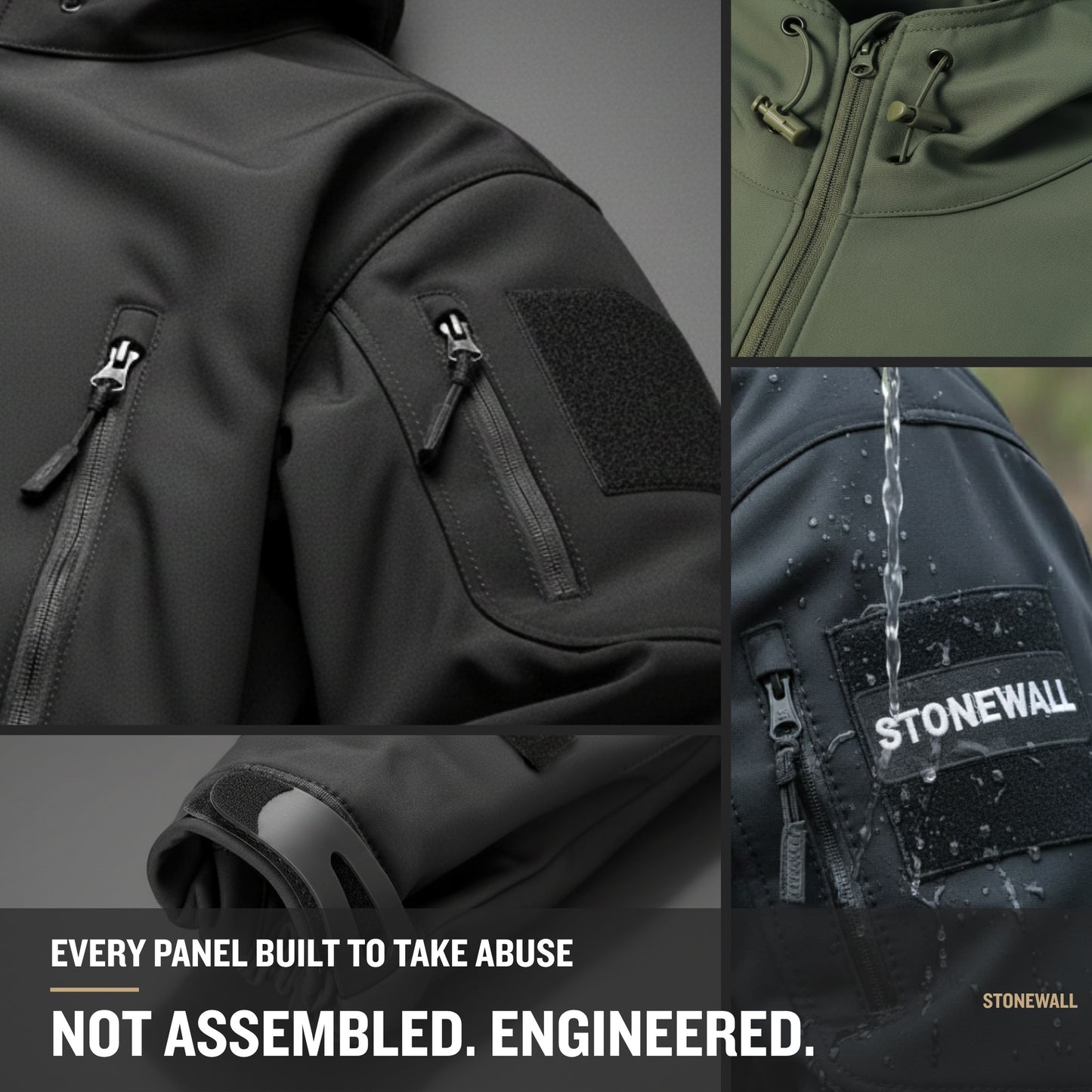 Vanguard Pro Waterproof Softshell Jacket - Fleece Lined