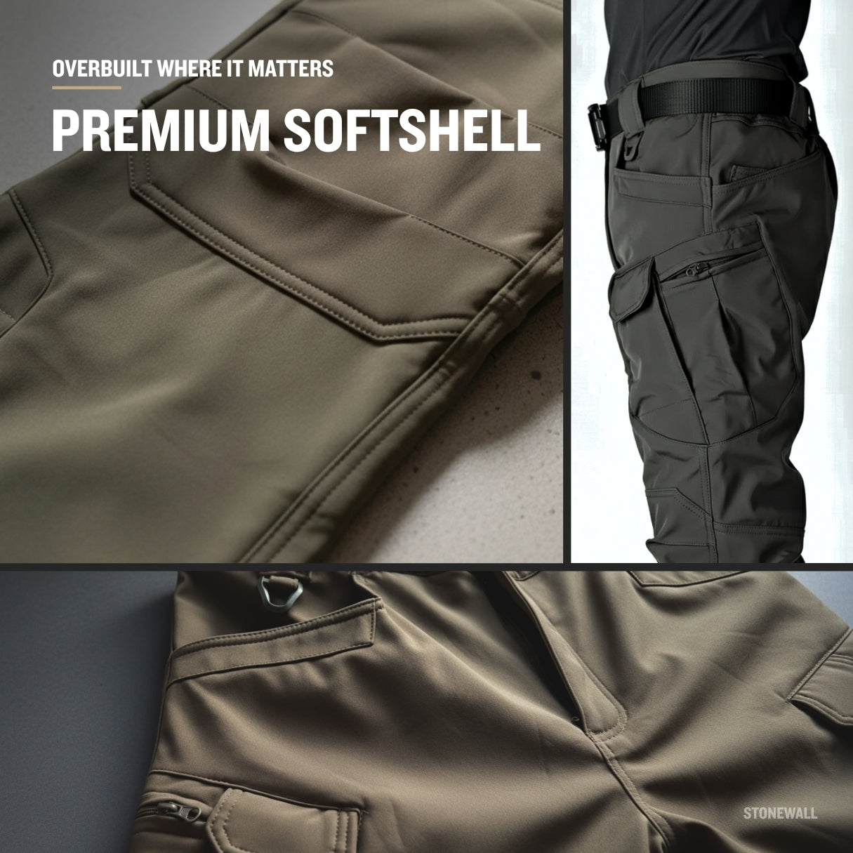 Vanguard Pro Waterproof Softshell Pants - Fleece Lined