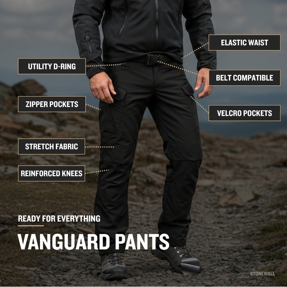 Vanguard Pro Waterproof Softshell Pants - Fleece Lined – Stonewall