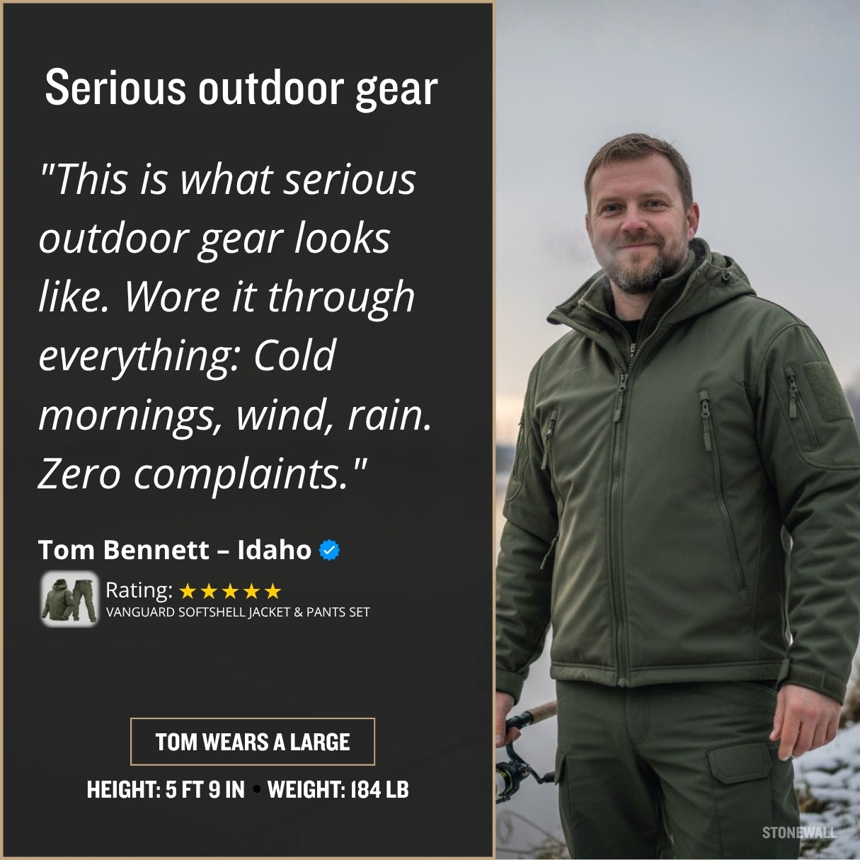 Vanguard Pro Waterproof Softshell Pants - Fleece Lined