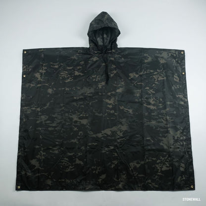 Stormguard Camo Poncho - Multifunctional Waterproof Rain Poncho