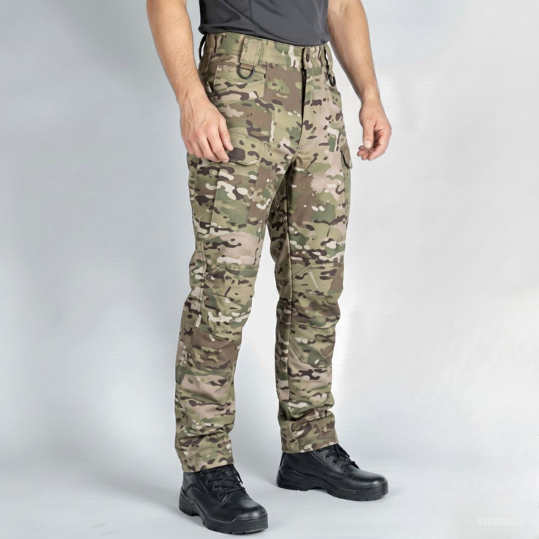 Vanguard Pro Waterproof Softshell Pants - Camo - Fleece Lined
