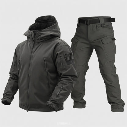 Vanguard Pro Waterproof Softshell Jacket & Pants Set - Fleece lined - 17 Pockets