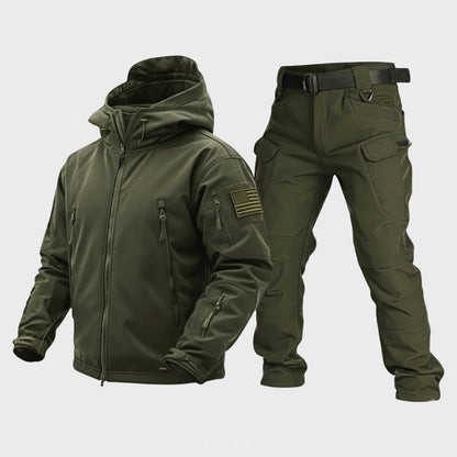 Vanguard Pro Waterproof Softshell Jacket & Pants Set - Fleece lined - 17 Pockets
